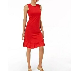 MAISON Jules‎ Firespin Sleeveless Dress Red